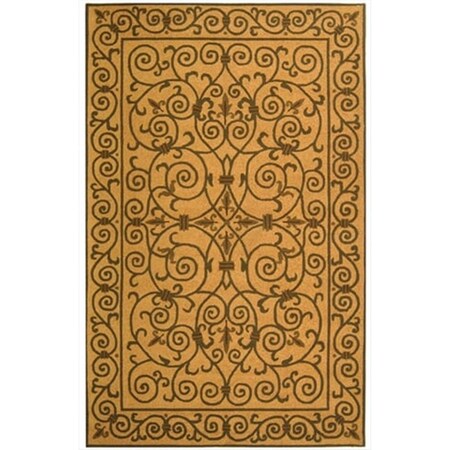 Safavieh 1 ft. - 8 in. x 2 ft. - 6 in. Accent- Transitional Chelsea Yellow And Light Green Hand Hooked Rug HK11G-2